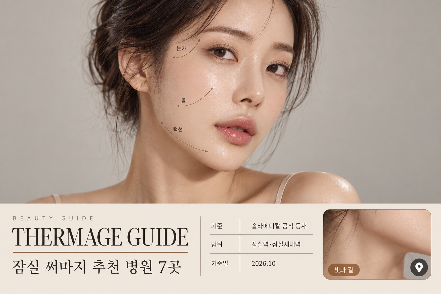 Thermage guide cover: Jamsil, 7 clinics, October 2026